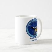 Commandant de navette spatiale, tasse (Devant droit)