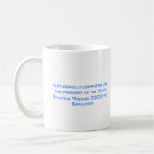 Commandant de navette spatiale, tasse (Gauche)