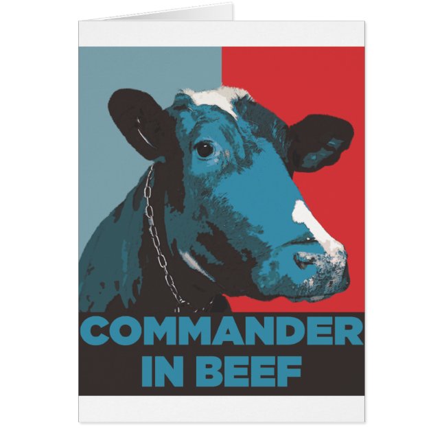 Commandant en boeuf (Devant)