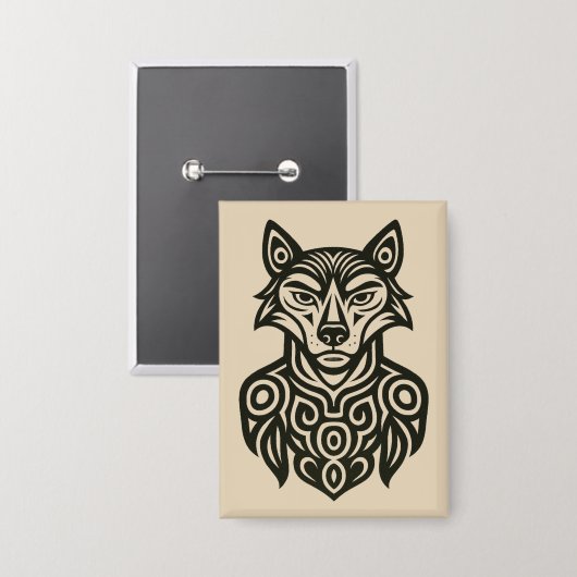 Commandant Furry Button (Voorkant / Achterkant)