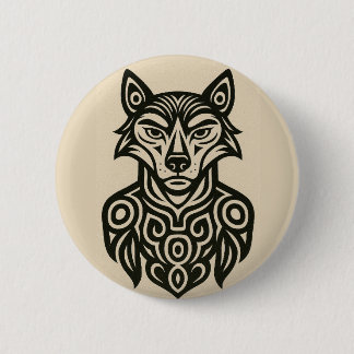 Commandant Furry Ronde Button 5,7 Cm