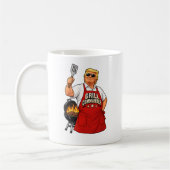 Commandant Grill BBQ Tasse à café recto-verso (Gauche)