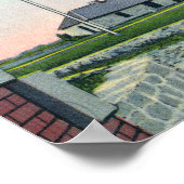 Commandant kamer oud Frans kasteel Poster (Hoek)