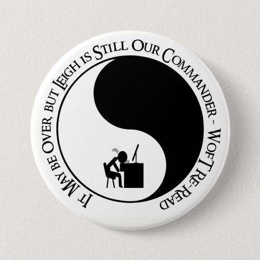 Commandant Leigh Ronde Button 7,6 Cm (Voorkant)
