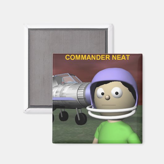 Commandant Nette magneet (Voorkant / Achterkant)