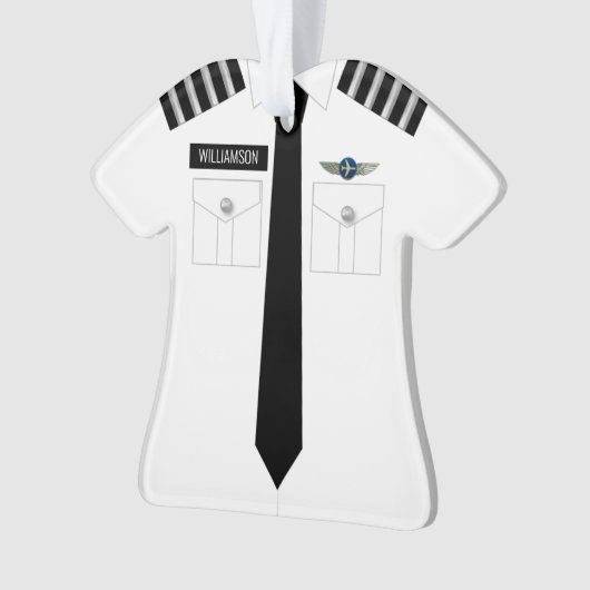 Commandant-pilote - Ornement de profession d'argen (devant)