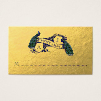 Commande à façon de paons d'or