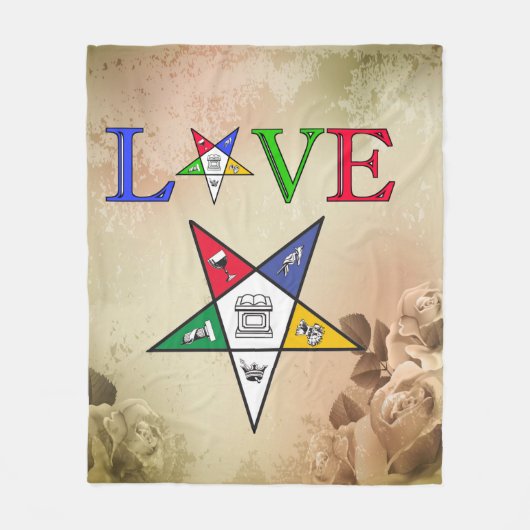 Commande de couverture en polaire Etoile de l'Est (Devant)