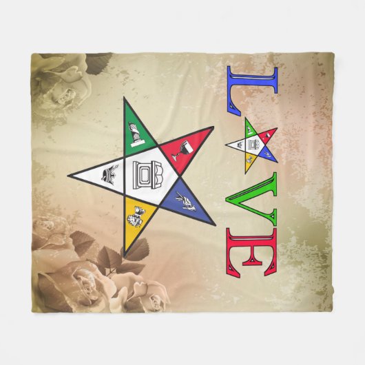 Commande de couverture en polaire Etoile de l'Est (Devant (Horizontal))