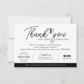 Commande de Merci de coeur de marque Logo d'entrep (Devant)