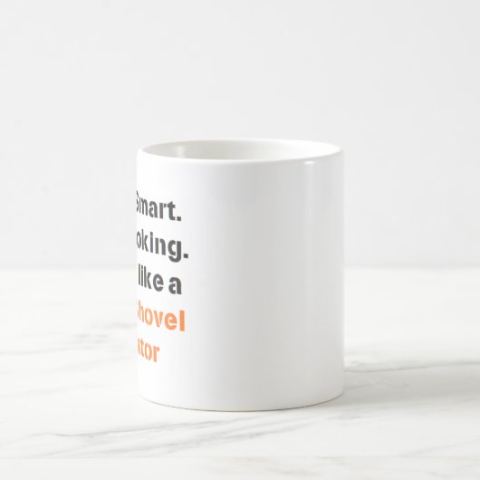 commande de pelle d'alimentation son Mug (Centre)