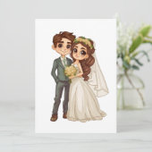 Commande de programme de mariage de mariée et de m (Debout devant)