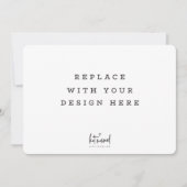 COMMANDE D'IMPRESSION Carte 7 x 5 pouces avec bord (Devant)