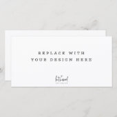 COMMANDE D'IMPRESSION Carte panoramique de 8 x 4 p (Devant / Derrière)