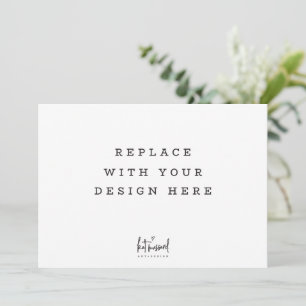 COMMANDE D'IMPRESSION Carte paysage horizontale de