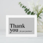 COMMANDE ÉLÉGANTE INSÉRER affaires merci gris (Debout devant)