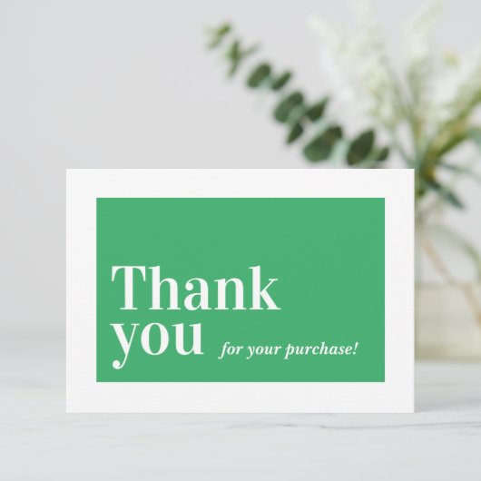 COMMANDE ÉLÉGANTE INSÉREZ l'entreprise merci feuil (Debout devant)