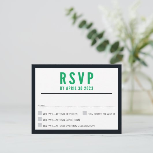 COMMANDE IMPRIMER pour Sari - Carte de réponse RSV (Debout devant)