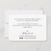 COMMANDE INSERT chic merci jaune ambre (Dos)