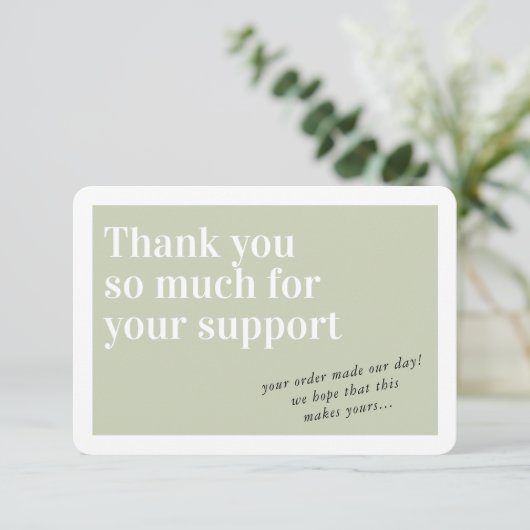 COMMANDE INSERT chic merci sage vert (Debout devant)