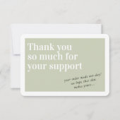 COMMANDE INSERT chic merci sage vert (Devant)