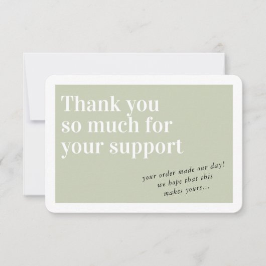 COMMANDE INSERT chic merci sage vert (Devant)