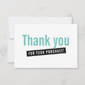 COMMANDE INSERT moderne merci menthe noir (Devant)