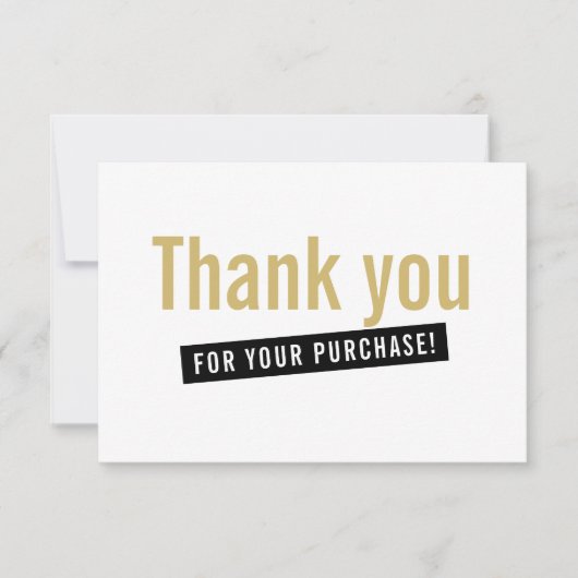 COMMANDE INSERT moderne merci or noir (Devant)