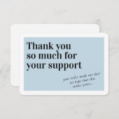 COMMANDE INSERT tendance merci bleu pâle (Devant / Derrière)