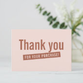 COMMANDE INSERTION moderne merci argile rose (Debout devant)