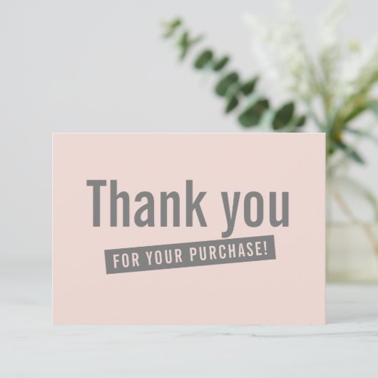 COMMANDE INSERTION moderne merci rose gris (Debout devant)