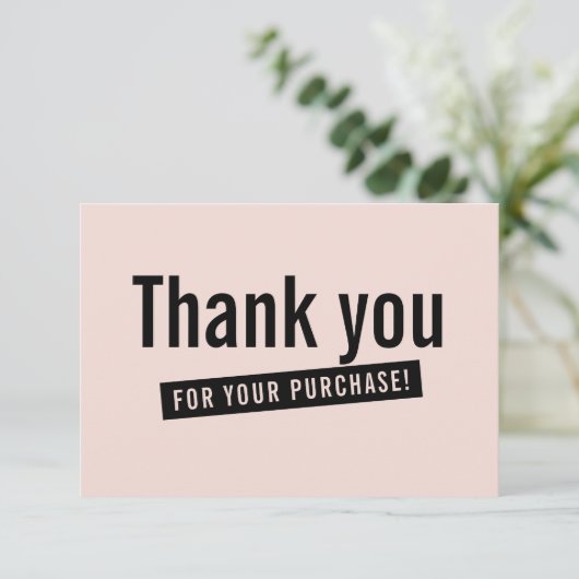 COMMANDE INSERTION moderne merci rose noir (Debout devant)