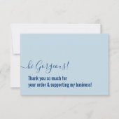 COMMANDE MERCI moderne insert bleu pâle (Devant)