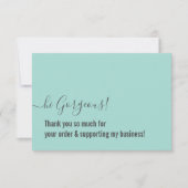 COMMANDE MERCI moderne insert ment grey (Devant)