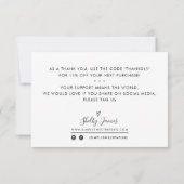 COMMANDE MODERNE INSÉRER entreprise merci gris cla (Dos)