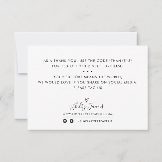 COMMANDE MODERNE INSERT business merci hot rose (Dos)