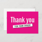 COMMANDE MODERNE INSERT business merci hot rose (Devant / Derrière)