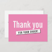 COMMANDE MODERNE INSERT entreprise merci bonbon ro (Devant / Derrière)