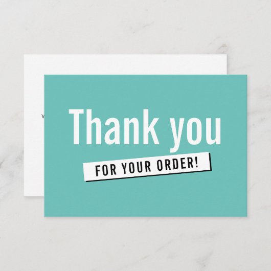 COMMANDE MODERNE INSERT entreprise merci menthe gr (Devant / Derrière)