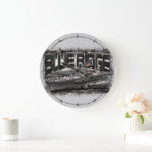Commande navire Blue Ridge Acrylique Mur Horloge (Maison)