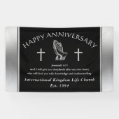 Commande personnalisée Bannière Anniversaire de vo (Horizontal)