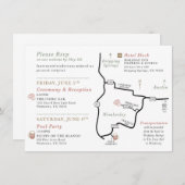 COMMANDE PERSONNALISÉE - Carte de carte mariage (Devant / Derrière)