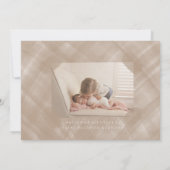 Commande personnalisée - Faire-part de naissance (Dos)