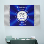 Commande spéciale, Célébration de 75 ans, Bannière (Salon professionnel)