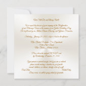 Commande spéciale Lois, invitations 50e anniversai (Dos)