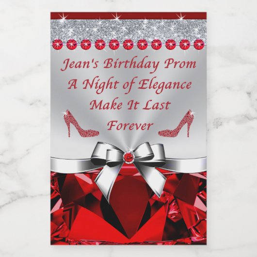 Commande spéciale, Mini Étiquettes de boissons pou (Étiquettes simples)