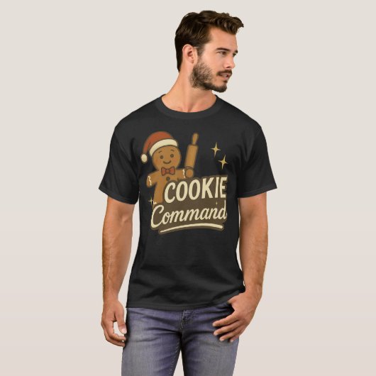 Commandement de biscuits T-Shirt (Devant entier)