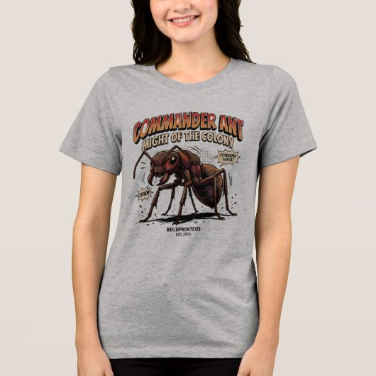 Commander Ant Dames T-Shirt (Voorkant)