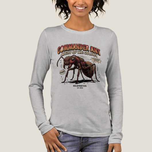 Commander Ant Dames T-Shirt (Voorkant)