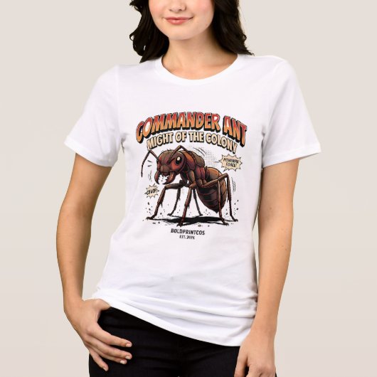 Commander Ant Dames T-Shirt (Voorkant)